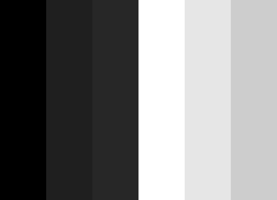 Black-and-White Color Schemes