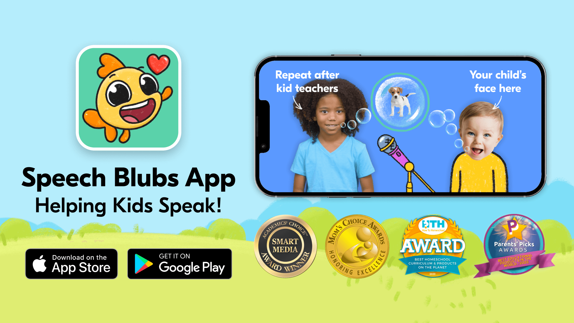 Speech Blurbs App Preview