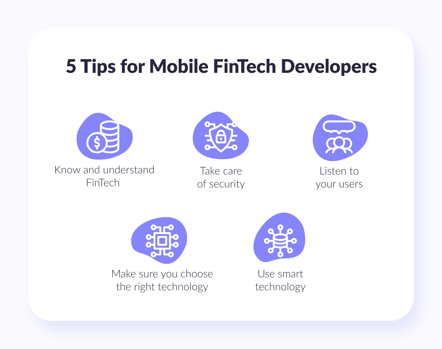 Five tips for mobile FinTech developers