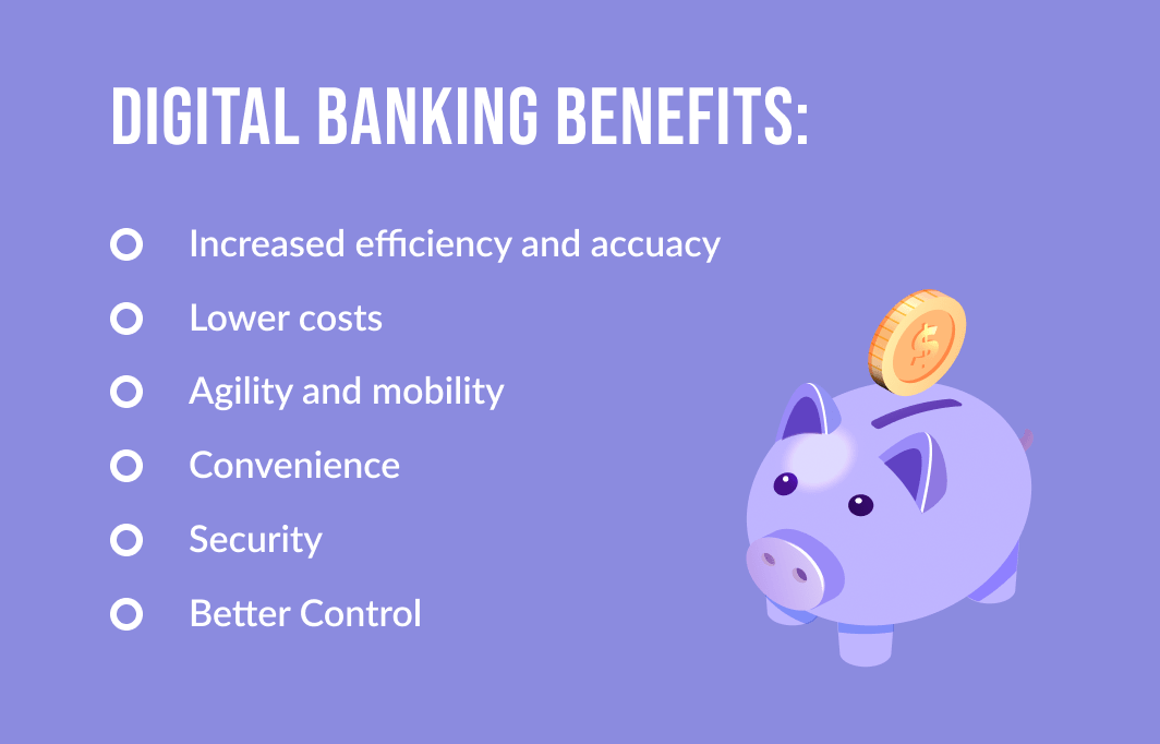 Digital banking benefits
