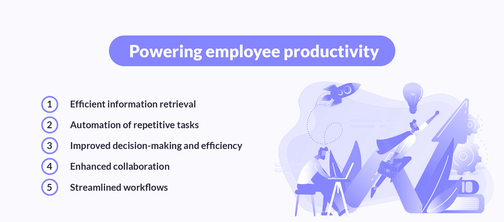 AI in knowledge management for powering employee productivity