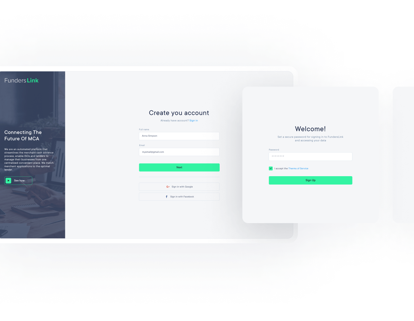 User's flow